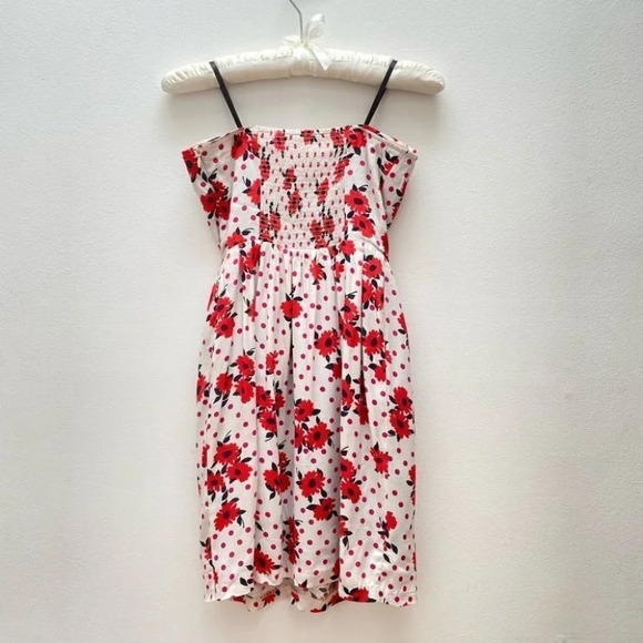 Urban Outfitters - Y2K Strapless Polkadot  Dress - Picture 3 of 4